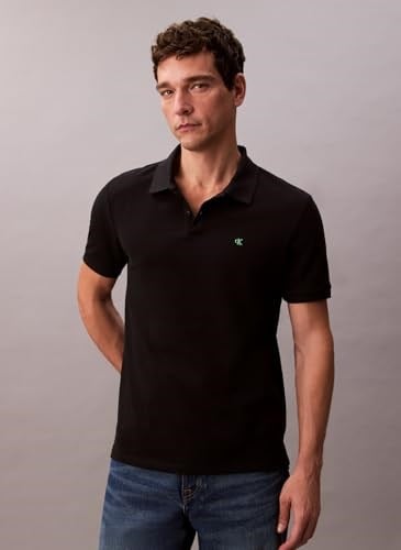 Calvin Klein SS MONOGRAM PIQUE POLO Tişört Erkek