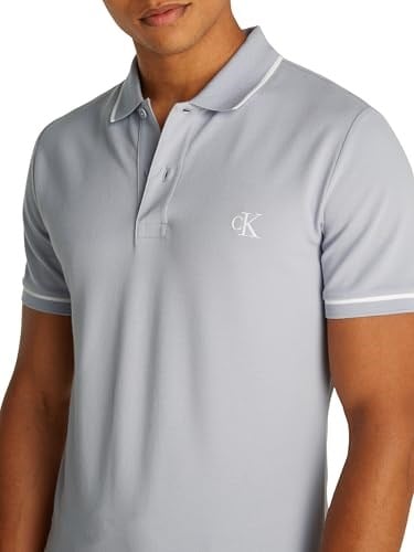 Calvin Klein TIPPING SLIM POLO Polo Tişört Erkek