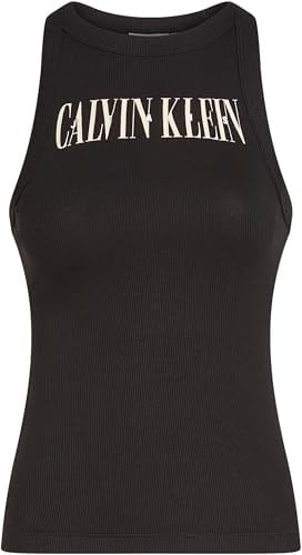 Calvin Klein VARSITY CALVIN KLEIN RIB TANK Tişört Kadın
