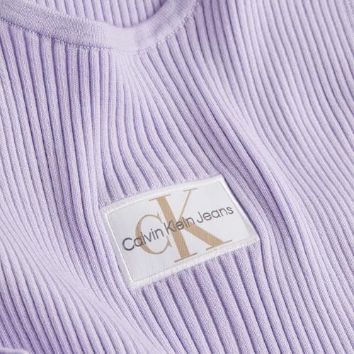 Calvin Klein WOVEN LABEL SWEATER TANK TOP Kazak Kadın
