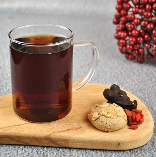 Cam Borosılıkat Büyük Çay Fincanı Kupa Kulplu Kahve Çay Bardağı-1 Adet 420 Cc