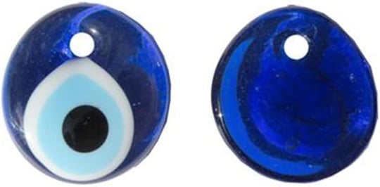 Cam Nazar Boncuğu 3 Cm Delikli (20 Adet)