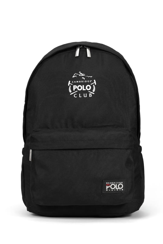 Cambridge Polo Club Urban Ön Bölmeli Unisex Sırt Çantası Siyah