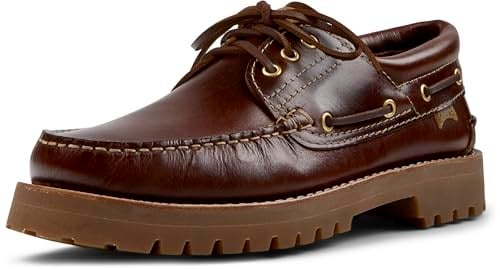 Camper 15233 Wholesale Deri Sneakers Kahverengi Erkek Ayakkabı