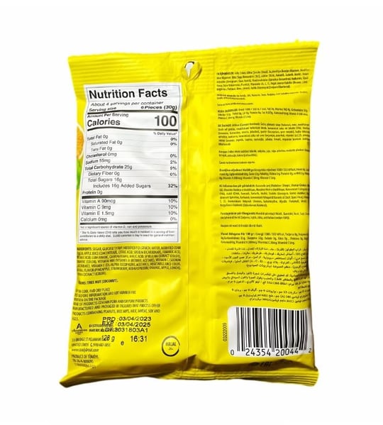 Candy Break Tommys Bear Sour Tatlı-Ekşi Vegan Jelibon 128 gr