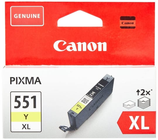 Canon CLI-551XL Y Yüksek Kapasiteli Orijinal Sarı Mürekkep Kartuşu 6446B001