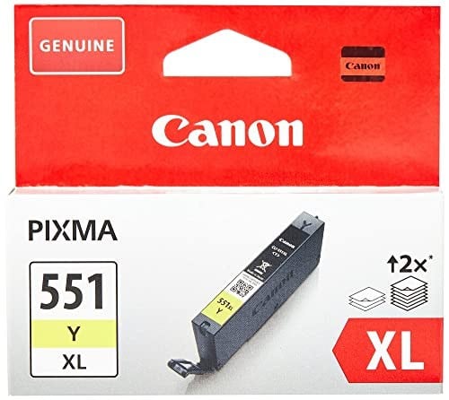 Canon CLI-551XL Y Yüksek Kapasiteli Orijinal Sarı Mürekkep Kartuşu 6446B001
