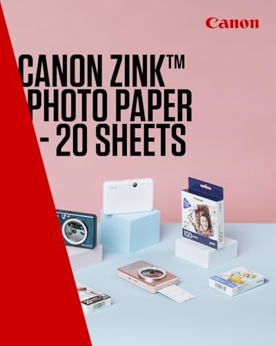Canon ZINK PAPER Fotoğraf Kağıdı (20 Adet) - Seçenekler: 20li, 50li