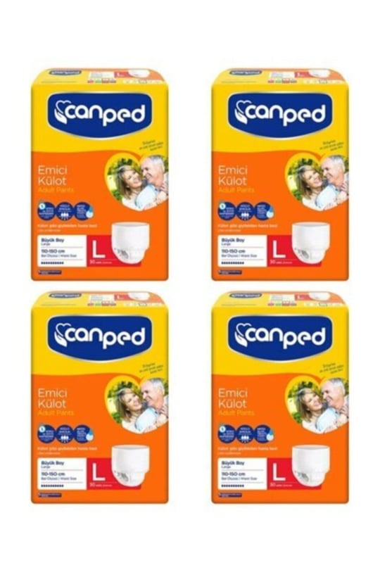 Canped-Emici Külot 4x30 120 Adet Large (ORJİNAL TURUNCU PAKET)