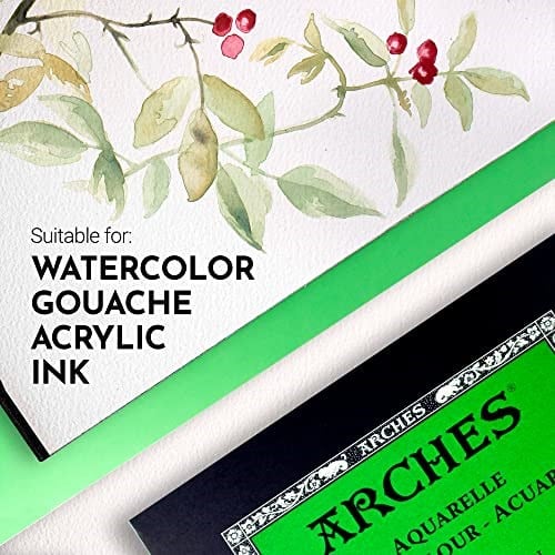 Canson Arches Suluboya Defteri, 23 X 31Cm, 12 Sayfa, 300Gr