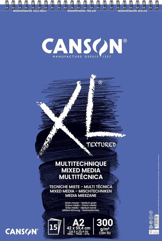 Canson Spp Canxl Mix Media 15S A5 300G Çok Amaçlı Blok