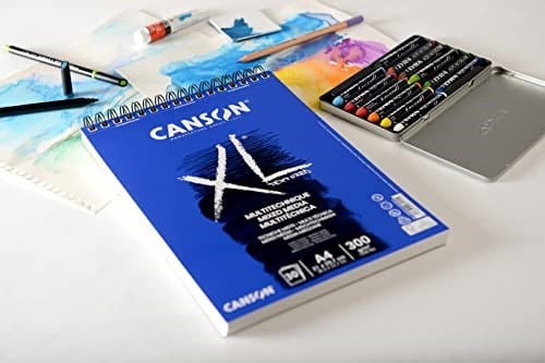 Canson Spp Canxl Mix Media 30S A4 300G Çok Amaçlı Blok - Seçenekler: DIN A4, DIN A2, DIN A5, a4, Tek kişilik