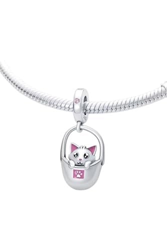 Çantada Kedi Charm | 925 Ayar Gümüş