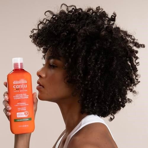 Cantu Doğal Saçlar İçin Shea Tereyağlı Krem Kremi Saç Kremi, 13,5 fl oz (Ambalaj değişebilir)