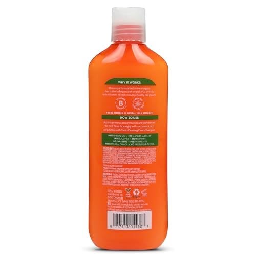 Cantu Doğal Saçlar İçin Shea Tereyağlı Krem Kremi Saç Kremi, 13,5 fl oz (Ambalaj değişebilir)