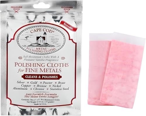 Cape Cod Polish Co Metal Parlatma Bezleri Folyo Kılıfı 15 ml, Paslanmaz Çelik