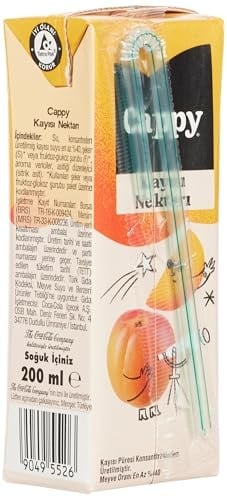 Cappy Kayısı Nektarı Karton Kutu 27x200 ml