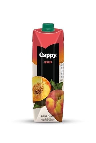 Cappy Şeftali Nektarı Karton Kutu 12x1 L