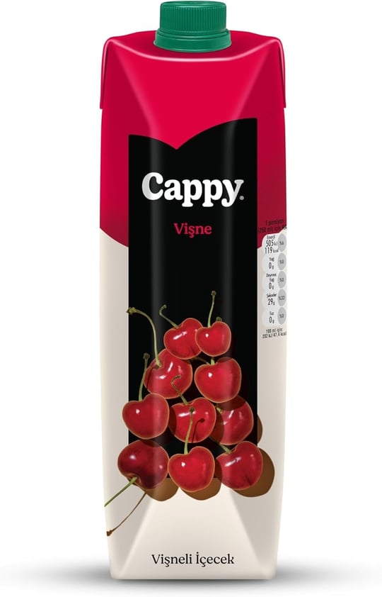 Cappy Vişneli İçecek Karton Kutu 12x1 L