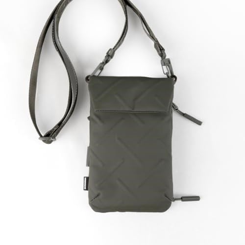 Çapraz Vücut Çantası Sling Pouch Juno Cross-Hatch Naylon Scout Boyun Askı Kayışlı Yeşil