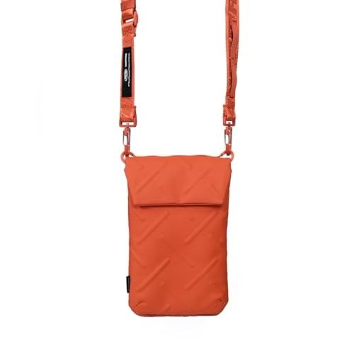 Çapraz Vücut Çantası Sling Pouch Juno Cross-Hatch Naylon Scout Boyun Askı Kayışlı Turuncu