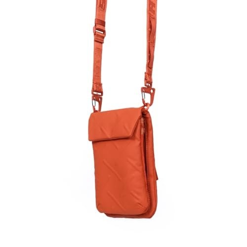 Çapraz Vücut Çantası Sling Pouch Juno Cross-Hatch Naylon Scout Boyun Askı Kayışlı Turuncu