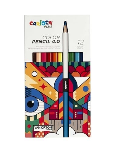 Carioca Plus 4.0 Kuru Boya Kalemi 12Li - Seçenekler: 12 renkli kalem, 18 renkli kalem, 24 renkli kalem