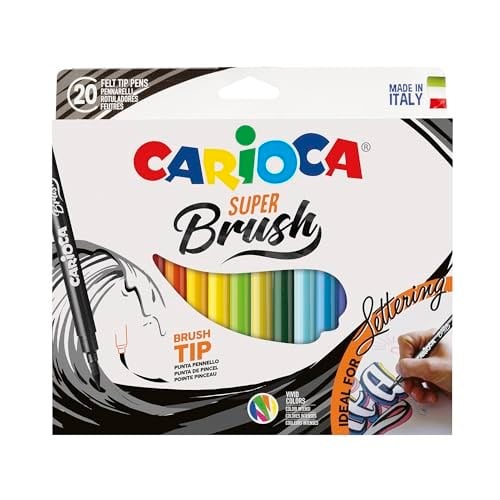 Carioca Super Brush Keçeli Boya Kalemi 20Li