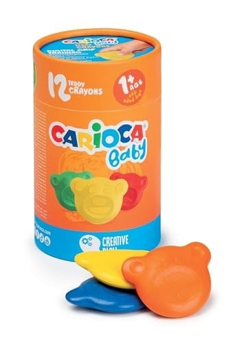 Carioca Teddy Bebek Crayons 12Li +1 Yaş