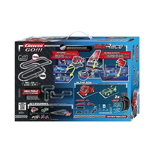 Carrera 62531 GO!!! Build n Race Yarış Seti, Çok Renkli