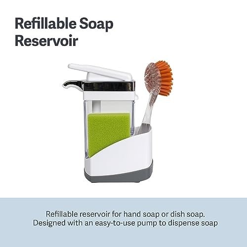Casabella Sünger-Beyaz ve Krom Kaplamalı Lavabo Sider Solo
