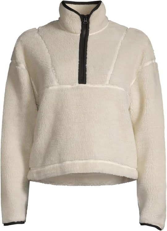 Casall Balıkçı Yaka Zip Ceket, L, 5002972597, Beyaz, Kadın