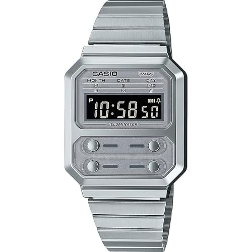 Casio A100WE-7BDF Kol Saati, Gri, Standart