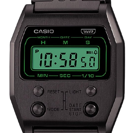 Casio A1100B-1DF Kol Saati, Siyah, Standart
