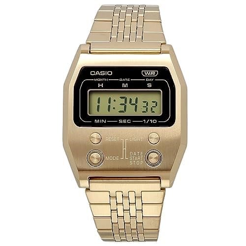 Casio A1100G-5DF Kol Saati, Altın Sarısı, Standart