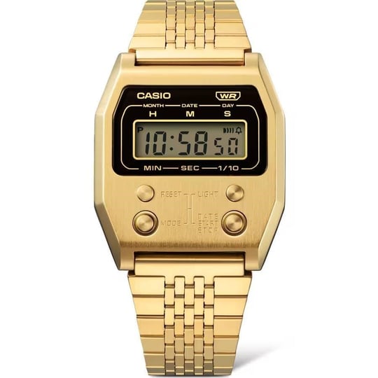Casio A1100G-5DF Kol Saati, Altın Sarısı, Standart