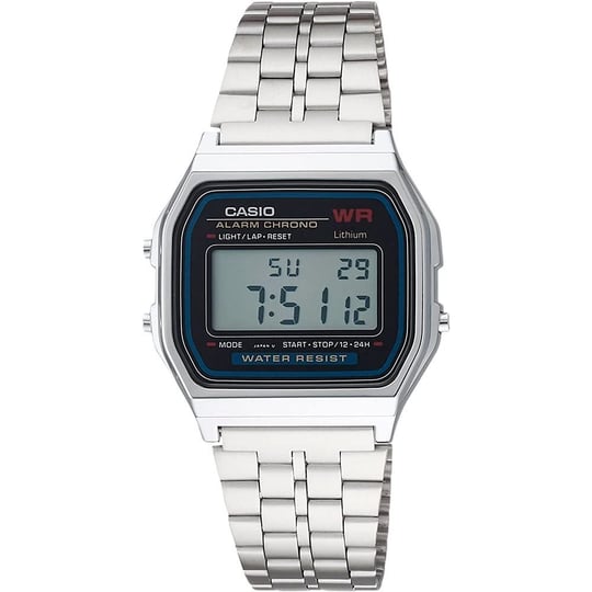 Casio A159WA-N1DF Retro Unisex Kol Saati, Gri, Standart