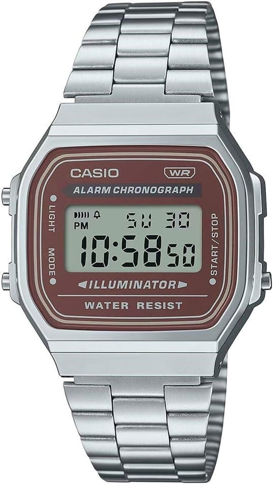 Casio A168WA-5AYDF Kol Saati, Gri, Standart