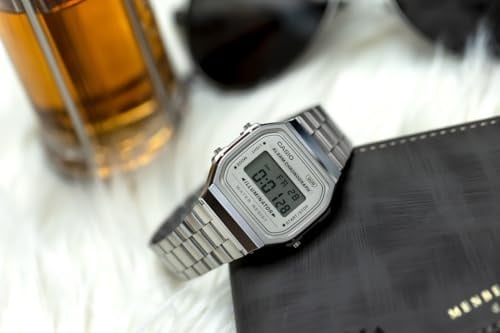 Casio A168WA-8AYDF Kol Saati, Gri, Standart