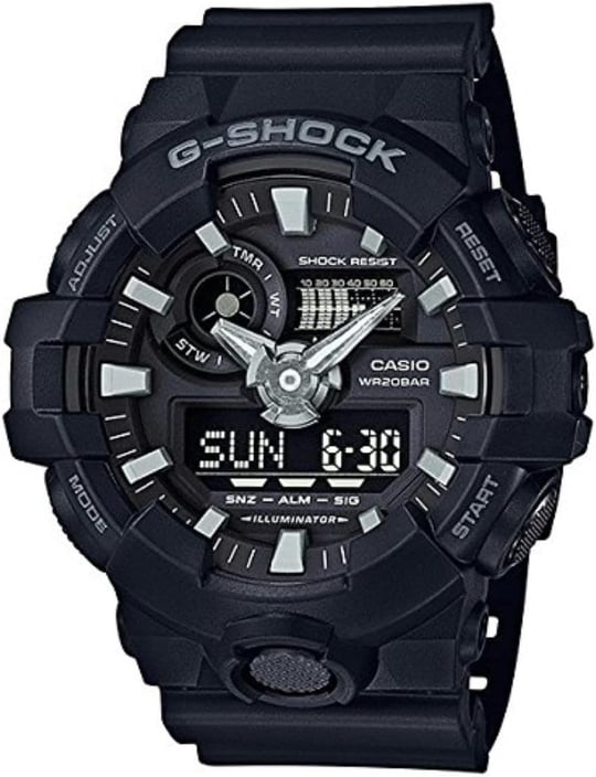Casio Erkek yetişkin GA-700-1BDR Kol Saati Siyah Standart