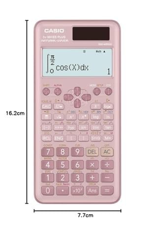 Casio FX-991ES Plus Pembe 2. Versiyon Bilimsel Fonksiyonlu Hesap Makinesi