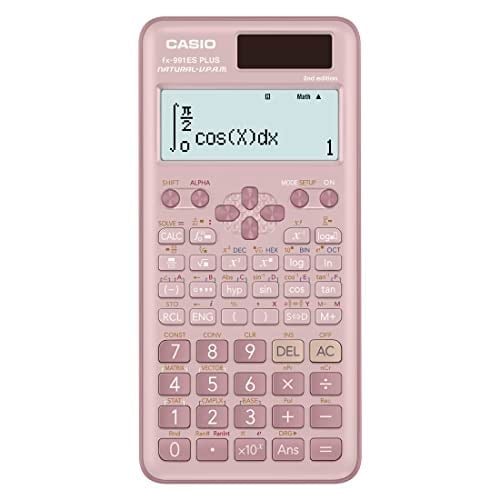 Casio FX-991ES Plus Pembe 2. Versiyon Bilimsel Fonksiyonlu Hesap Makinesi