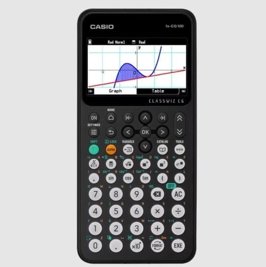 Casio FX-CG100 Grafik Hesap Makinesi, Siyah