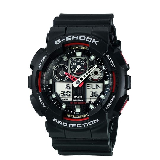 Casio G-Shock Mens Watch in Resin with Anti Slip Over Sized Buttons - Water Resistant & Anti Magnetic