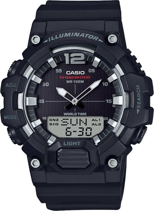 Casio HDC-700-1AVDF Standart Erkek Kol Saati, Siyah, Standart