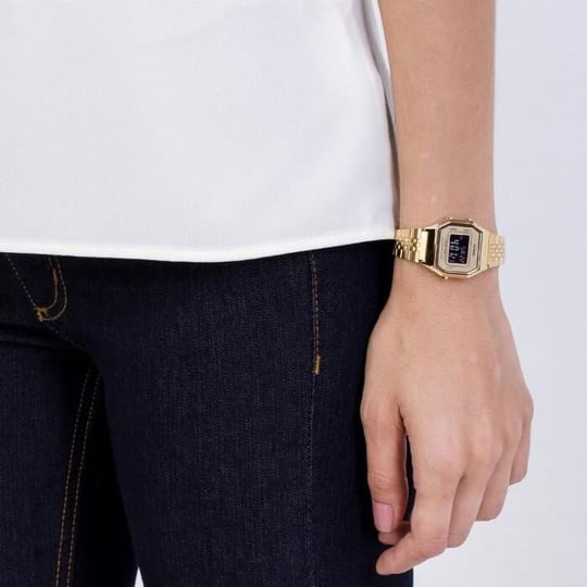 Casio LA680WGA-9BDF Kol Saati, Altın Sarısı, Standart