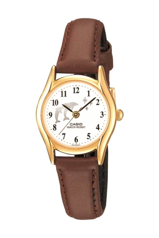 Casio LTP-1094Q-7B9RDF Standart Kadın Kol Saati, Kahve, Standart