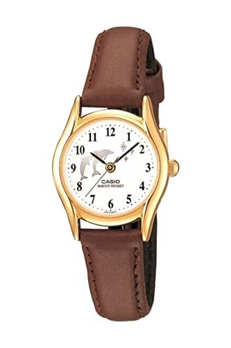 Casio LTP-1094Q-7B9RDF Standart Kadın Kol Saati, Kahve, Standart