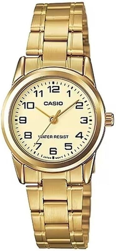 Casio LTP-V001G-9BUDF Standart Kadın Kol Saati, Altın Sarısı, Standart
