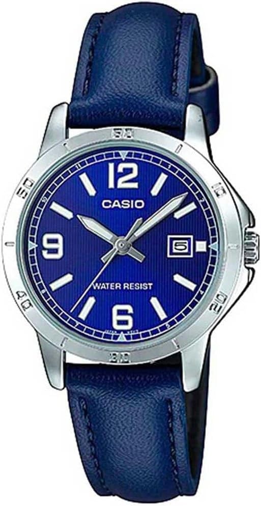 Casio LTP-V004L-2BUDF Standart Kadın Kol Saati, Lacivert, Standart
